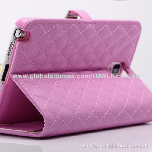 Leather mobile phone for Samsung note 3, fine quilted